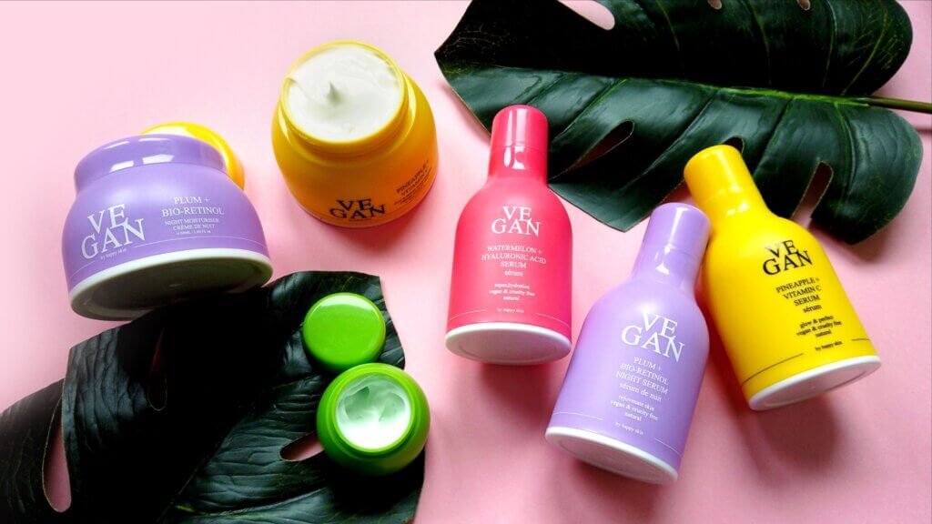 Vegan Happy Skincare Products