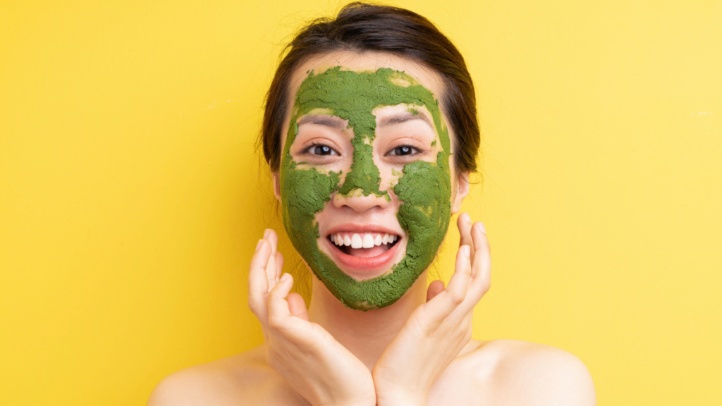 DIY Mask on lady