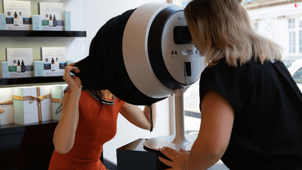 House of SAAB skin analysis machine