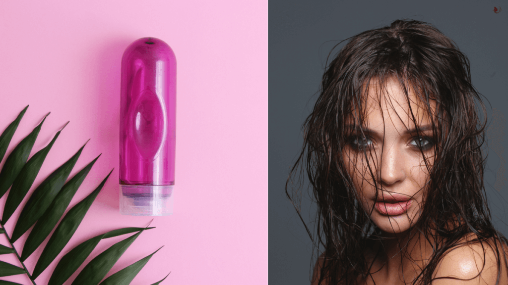 lubricant as hair gel