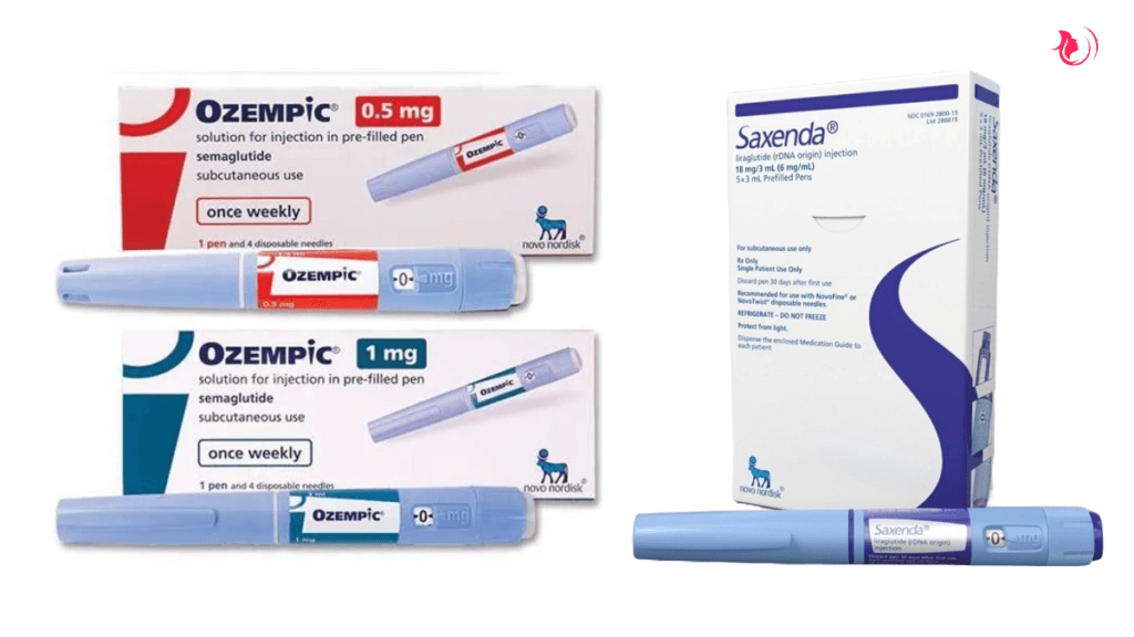 Original Ozempic and Saxenda pens