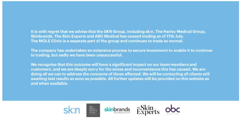 Statement realesed by the SK:N Group on their official website
